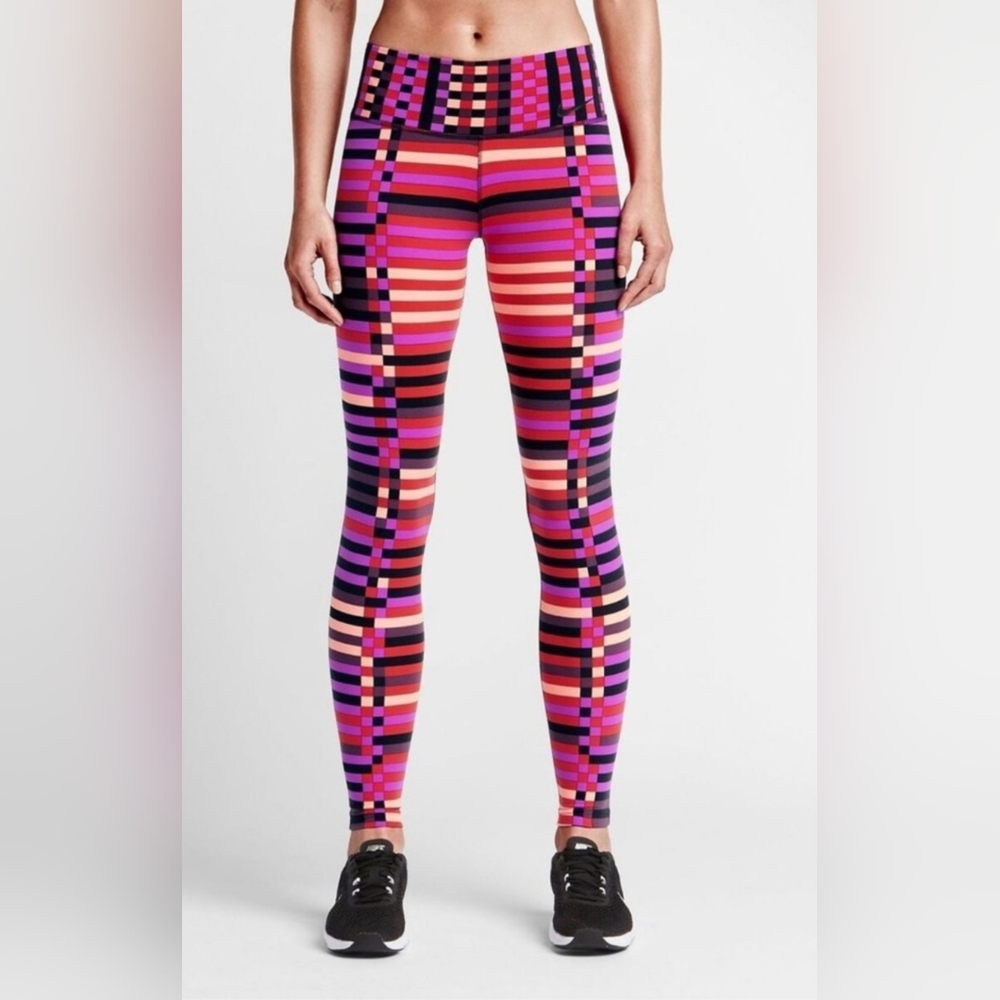 Nike Multicolor Striped Women's Leggings